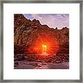 Sunset Through Framed Print