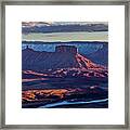 Sunset View From Omg Point Framed Print
