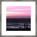 Sunset Walk Framed Print