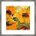 Sunshine On A Cloudy Day Framed Print