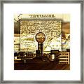 Sunsphere In The Skyline Framed Print