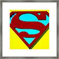 Super Man Framed Print