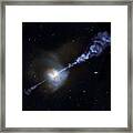 Supermassive Black Hole Framed Print