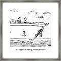 Supposed To Ward Off Frivolous Lawsuits Framed Print