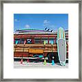 Surfer Bus Framed Print