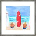 Surfs Up Framed Print