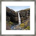 Svartifoss Framed Print