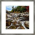 Swift River Autumn Nh Framed Print