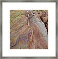 Swirling Colors In Valley Of Fire Sandstone Framed Print