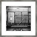 #switchboard Located In The #queenmary Framed Print