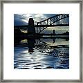 Sydney Harbour Bridge Reflection Framed Print