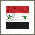 Syria National Flag Framed Print