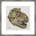 T. Rex Skull 2 Framed Print