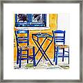 Table For Two Framed Print