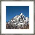 Taboche Peak In Nepal Framed Print