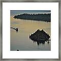 Tahoe Queen Steaming Into Emerald Bay Framed Print