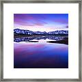 Tahoe Reflections - Lake Tahoe Ca Framed Print