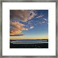 Tahoe Sunset Stillness Framed Print