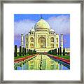 Taj Mahal Morning Framed Print
