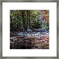 Taking A Spin In Autumn Colors In Vermont Framed Print