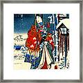 Tale Of Genji 1853 Right Framed Print