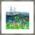 Tall Ships In Victoria Bc Framed Print