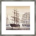 Tall Ships Framed Print