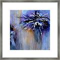 Taming The Blues Framed Print