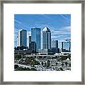 Tampa Bay Skyline Framed Print