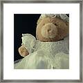 Teddy Bear Bride Framed Print