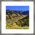 Telluride In Autumn - Colorful Colorado - Landscape Framed Print