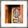 Temple Doorway Framed Print