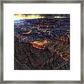 Temple Of Light And Stone Framed Print