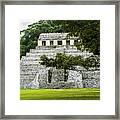 Templo De Las Inscripciones Framed Print