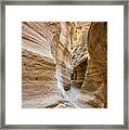 Tent Rocks Slot Canyon 2 - Tent Rocks National Monument New Mexico Framed Print