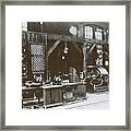 Teslas And Westinghouses Lab Framed Print