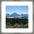Tetons From Signal Mountain Framed Print