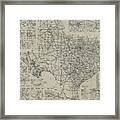 Texas 1945, Texas Highway Department Framed Print