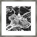 Texas Capitol Bw10 Framed Print