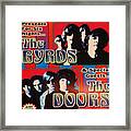 Th Byrds And The Doors Poster Collection 2 Framed Print