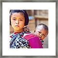 Thai Children Framed Print