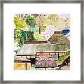 Thatched Japanese House Framed Print