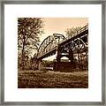 The Abandoned Bridge Framed Print