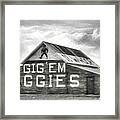 The Aggie Barn Framed Print