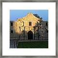 The Alamo At Dusk Framed Print