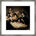 The Anatomy Lesson Of Doctor Nicolaes Tulp Framed Print
