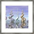The Augers Of Time Framed Print
