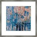 The Avenue In The Rain - 1917 Framed Print