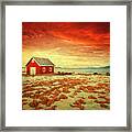 The Background World Framed Print