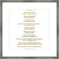 The Beatitudes Gospel Of Matthew Framed Print